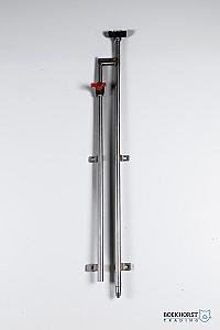 RVS waterleiding met pen nippel 