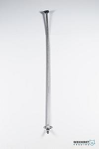 RVS waterleiding met 45gr pen nippel