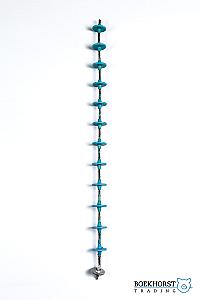 Kabel blauw 35/47mm 