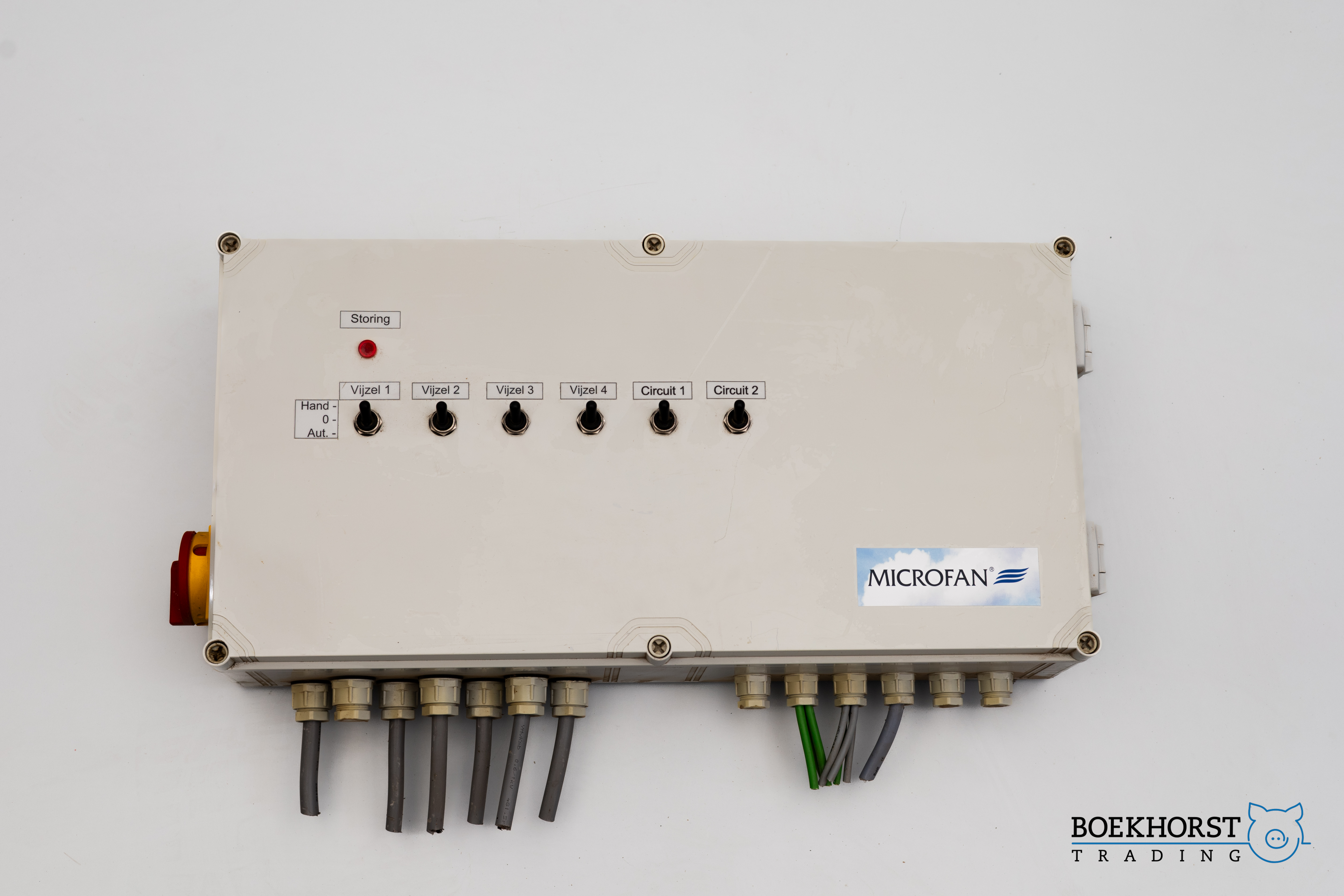 Microfan bedieningskast voermachine 